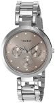 TIMEX Analog Watch for Women with Pink Round Dial & Silver Stainless Steel Bracelet Band Water Resistant Women’s Wrist Watches – TW000X212