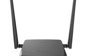D-Link DIR-615 Wireless Router 2.4 GHz 300 Mbps Wifi Speed Single Band External Antenna Ethernet (Cable Broadband)(Black)