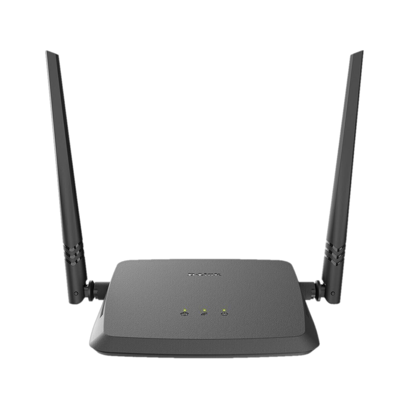 D-Link DIR-615 Wireless Router 2.4 GHz 300 Mbps Wifi Speed Single Band External Antenna Ethernet (Cable Broadband)(Black)