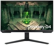 Samsung 25″(62.2cm) Odyssey G4 IPS Gaming Monitor|FHD 1920 x 1080|240Hz|1ms|400nits|SRGB 99%|Ports-HDMIx2,DP,Headphone|DP Cable|Height-Tilt-Pivot Adjustable Stand|Nvidia G-Sync|LS25BG400EWXXL|Black