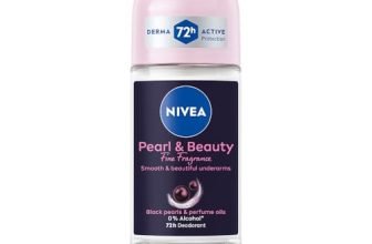 NIVEA Women Pearl & Beauty Roll On Deodorant, Underarm Deodorant with 72H Active Odour Protection, Long-Lasting Floral Fragrance, Underarm Roll On for Fresh, Beautiful Underarms, 0% Alcohol, 50 ml