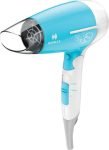 Havells HD3151 1200 W Foldable Hair Dryer; 3 Heat (Hot/Cool/Warm) Settings Including Cool Shot Button; Heat Balance Technology, Turquoise
