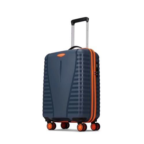 Aristocrat Airpro Max 8-Wheel Cabin, Hard Case Trolley Bag, Spanish Blue