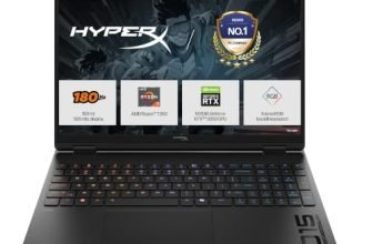 HP Smartchoice HyperX OMEN 15, AMD Ryzen 7 260, 8GB-RTX 5050, 24GB DDR5 (Upgradeable), 1TB SSD, 180Hz, 2.5K, 500 nits, 3ms RT, 15.3”/38.9cm, Win11, Office24, Black, 2.42kg, gb0038AX, AI Gaming Laptop