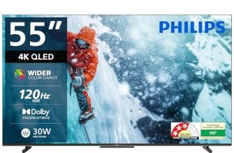 PHILIPS 139 cm (55 inches) 8100 Series 4K Ultra HD Smart QLED Google TV 55PQT8100/94