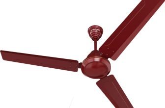 BAJAJ Crest Turbo 1200mm Brown CF with 1 Year Warranty Ultra High Speed 1200 mm Ceiling Fan(1 Star | Dark Brown | Pack of 1)