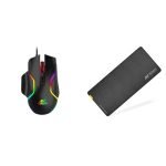 Ant Esports GM320 RGB Optical Wired Gaming Mouse | 8 Programmable Buttons | 12800 DPI I Ergonomic De