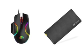 Ant Esports GM320 RGB Optical Wired Gaming Mouse | 8 Programmable Buttons | 12800 DPI I Ergonomic De