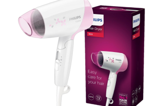 PHILIPS HP8120/00 Hair Dryer(1200 W, White, Pink)