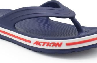 action Men COOL-1002 Trendy Comfortable Lightweight Breathable Casual Slip-On Flip Flops(Navy , 7)