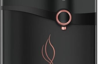 HAVELLS Delite Kop’ere 6.5 L RO + UV Water Purifier Stainless Steel Tank,Copper+Zinc+Minerals| Suitable for all – Borewell, Tanker, Municipality Water(Black)