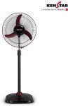 Kenstar Wind Speed Ultra MRN | Adjustable Height with 2 Year Warranty Ultra High Speed 400 mm Pedestal Fan(Maroon, Black | Pack of 1)