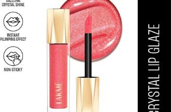 Lakmé Glitterati Lip Glaze 204 Frosted Rose 5ml(Frosted Rose, 5 ml)