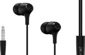 boAt Bassheads 95 Wired(2025 Launch),10mm drivers,In line remote Wired(Active Black, In the Ear)