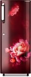 Panasonic 230 L Direct Cool Single Door 3 Star Refrigerator(Becky Red Floral, NR-A242CFRN)