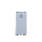 Wipro Northwest Nowa 6A Bell Push, White (pack of 20)