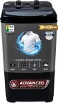 FOXSKY 8.5 kg Semi Automatic Top Load Washing Machine Black(FS-SATL8500W)