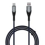 boAt Type A to C 65W Fast Charging Cable with 480 Mbps Data Transfer, Tangle-Free Cable in Premium Nylon Braided Design & Durable Aluminium Alloy Shell (Electric Blue)