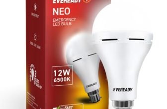 EVEREADY 12W Emergency Inverter LED Bulb, Rechargeable, B22