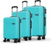 Safari Magnum Fury Set of 3 (Small 55cm | Medium 65cm | Large 75cm) 4W Cabin & Check-in Set 8 Wheels – 30 Inches