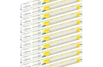 Wipro Garnet 20W LED Batten for Living Room & Bedroom | 2 Feet | Bright & Energy Efficient Tubelight for Home | Cool Day Light (6500K) with 2000 Lumen | Pack of 10