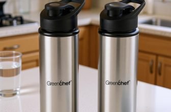 Greenchef Stainless Steel Quench Water bottle Pack of 2 900ML 900 ml Stainless Steel Bottle(Pack of 2, Silver)