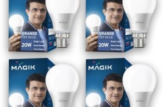 MAGIK Grande 20W LED Bulb | Cool White (6500K) | B22 Base | High Brightness LED Lamp for Home & Office, Energy Efficient, Long Life with Wide Light Spread | Pack of 4