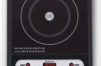 DIGISMART 2000 W Induction Cooktop Push Button(Black, Induction Cooktop Indian Menu Option Automatic power & temperature adjustment)