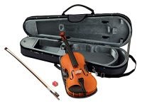 Yamaha V5SC Acoustic Violin – 1/2 Size, Natural Wood Finish, Lightweight and Sturdy Body, Comfortable Fingerboard Action, Rich Resonant Acoustic Tone, Durable Design
