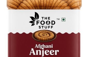 THE FOOD STUFF DRY FIGS PREMIUM ANJEER BOLD AND SOFT FIGS 1KG JAR PACK J26 Figs(1 x 1 kg)