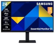 Samsung 24″(60.5 cm) Flat IPS Monitor|IPS Panel|FHD 1920 x 1080|100 Hz|New Super Slim Design|Ports-HDMI,VGA|Tilt Stand Feature -2˚ to 21˚|Game Mode|Eye Saver Mode|Wall Mountable|LS24D300GAWXXL|Black