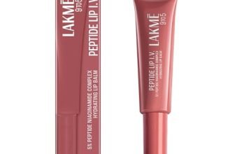 Lakme Peptide Lip IV with 5% Peptide-Niacinamide Complex, For Intense Hydration With A Serum-Like Texture That Visibly Plumps, Smoothens, and Repairs, Bare Minimum Hydration, 10g
