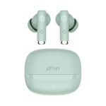 pTron Bassbuds Encore in-Ear TWS Ear Buds w/ 50 Hrs Playtime, Custom EQ, Mobile App, 13mm Drivers, Pristine Sound, BTv6.0 Headphones, Touch Control, Voice Assistant, Type C Charging & IPX4(Meadow)