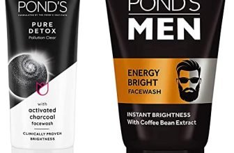 POND’S Pure Detox Face Wash 200 g & POND’S Men’s Energy Bright Face Wash Coffee Beans Bright Skin, 100g