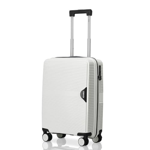 KAMILIANT by American Tourister Savvy | Trolley Bag Set of 3 (55+70+80 cms) for Travel| Hard Case Polypropylene (PP) Suitcase | 360° 8-Wheel Luggage Trolley | Combination Lock | Cress Green