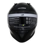 TVS Apache Full Face Premium Helmet: Ultimate Men’s Bike Helmet, Ideal Helmets for Men, Bike Helmet for Men, Superior Full Face Helmet for Men’s Bike – Safety and Style Combined (Black & Yellow-XL)