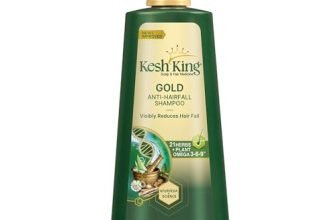 Kesh King Gold Anti Hairfall Shampoo, Reduces Hair Fall, Makes Hair Strong, Strengthens, Nourishes & Conditions, For Soft, Smooth & Voluminous Hair, for Men and Women, 600 ml