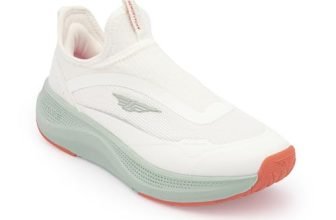 Red Tape Women’s Walking Slip-On Shoes Green/Orange