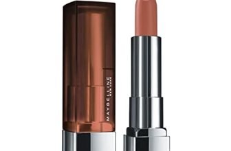 Maybelline New York Color Sensational Powder Matte Lipstick, Toasted Brown, 3.9g