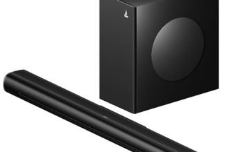 boAt Aavante 2.1 1650, 160W Signature Sound, 2.1-Channel with Wireless Subwoofer, BT v5.4, Multiple Ports, EQ Modes, Bluetooth Sound bar, Home Theatre Soundbar Speaker (Premium Back)