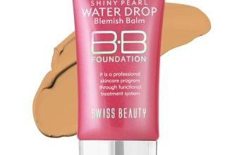 Swiss Beauty Matte Shiny Pearl Water Drop Blemish Long Lasting Balm BB Lightweight, Liquid Foundation, Face Makeup, Shade-06, 40ml