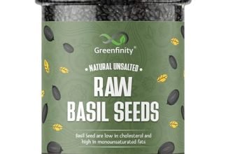 Greenfinity Hygienic Raw Sabja Basil Seeds 200 Grams (Pack Of 1) Nutrient-Rich, Pure Basil Seeds For Healthy Drinks, Smoothies, And Recipes