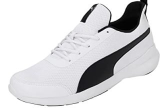Puma Mens Puma City White-Black Sneaker – 11UK (38811104)