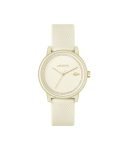 Lacoste Lacoste.12.12 Go Qtz Basic Champagne Round Dial Women’s Watch | Champagne Silicone Material | Strap Watch – 2001288