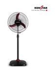 Kenstar Wind Speed Ultra MRN | Adjustable Height with 2 Year Warranty Ultra High Speed 400 mm Pedestal Fan(Maroon, Black | Pack of 1)
