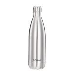 Amazon Brand – Solimo Stainless Steel Insulated 24 Hours Hot or Cold Bottle Flask, 1000 ml, Silver