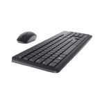 DELL KM3322W Keyboard & Mouse Combo, Anti-fade & Spill-resistant Keys Wireless Standard Laptop Keyboard Compatible with Desktop, Laptop, Mac with 1000 DPI Optical Mouse, 2.4GHz Wireless Receiver, Anti-fade & Spill-resistant Keys, up to 36-Month Battery Life, 128-bit AES Encryption(Black)