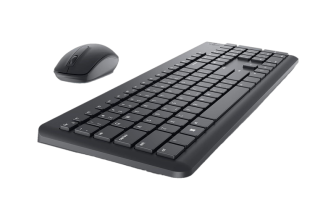 DELL KM3322W Keyboard & Mouse Combo, Anti-fade & Spill-resistant Keys Wireless Standard Laptop Keyboard Compatible with Desktop, Laptop, Mac with 1000 DPI Optical Mouse, 2.4GHz Wireless Receiver, Anti-fade & Spill-resistant Keys, up to 36-Month Battery Life, 128-bit AES Encryption(Black)