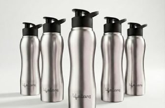 Lifelong 750ml Stainless Steel Water Bottle Pack of 5 | Leak-Proof & Durable | Easy to Clean | Odour-Free | Rust-Free Build, Secure Cap & Easy Grip | Ideal for School, Office, Travel & Gym (Silver)