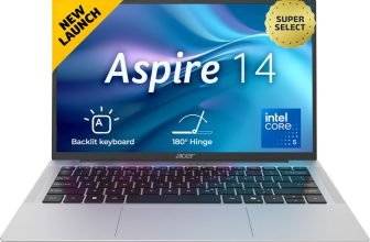 Acer Aspire 14 Office 2024 + M365 Basic (i5 14th Gen) Intel Core 5 210 H – (16 GB/512 GB SSD/Windows 11 Home) AS14H-53 Notebook(14 Inch, Pure Silver, 1.44 kg kg, With MS Office)